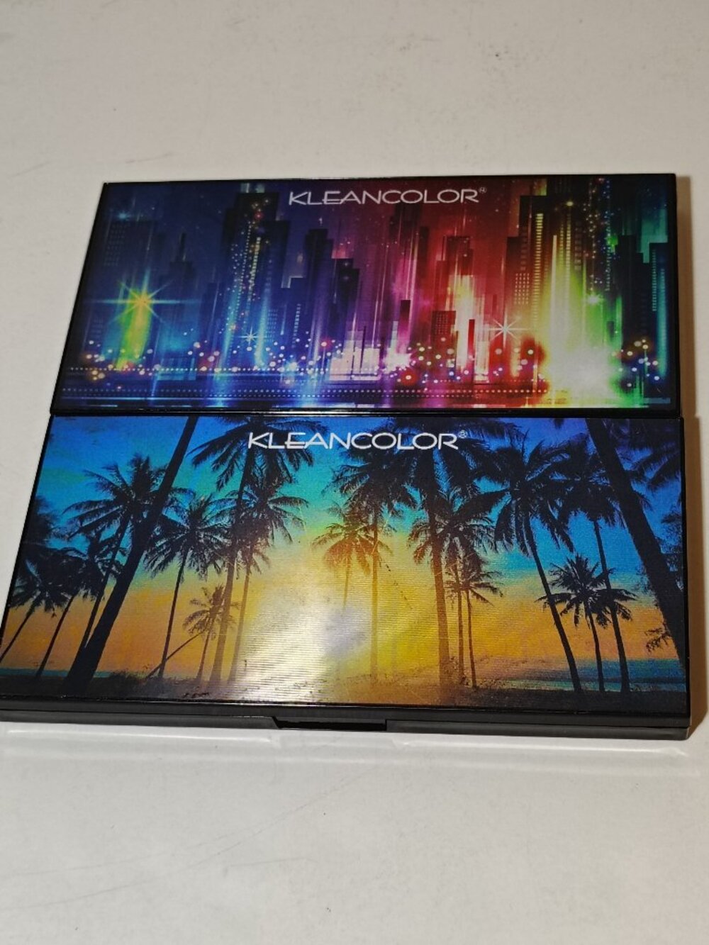 NWOT Kleancolor Eyeshadow Palette Tropical Passion / City Never Sleeps Set of 2